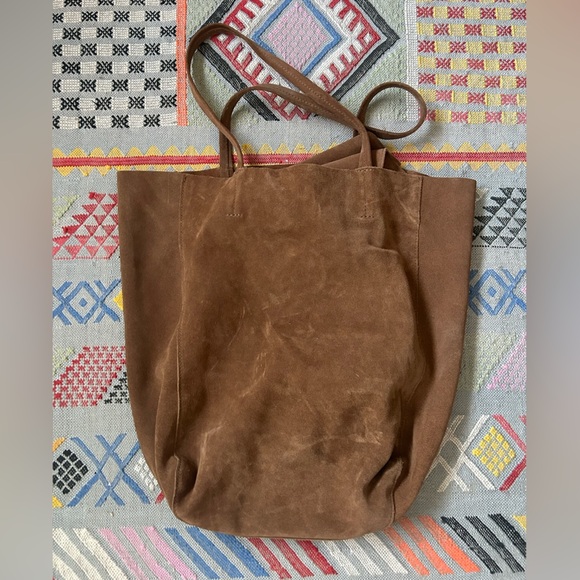 Zara suede tote - Picture 1 of 6